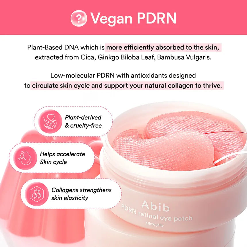 Abib PDRN Retinal Eye Patch Glow Jelly 84g/60ea