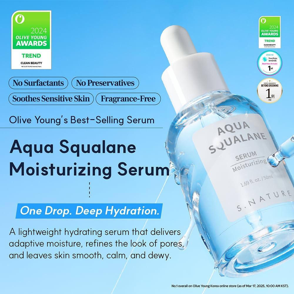 S.NATURE - Aqua Squalane Serum (50ml)