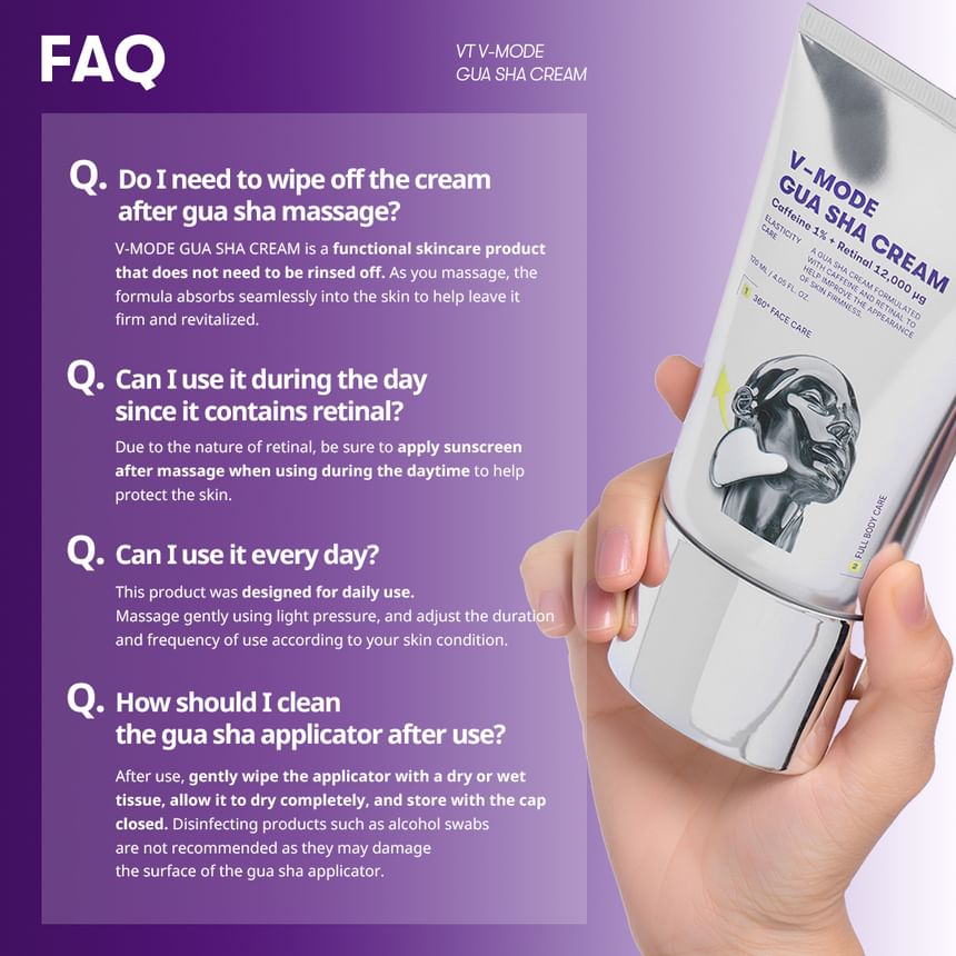 VT - V-Mode Gua Sha Cream [120ml]