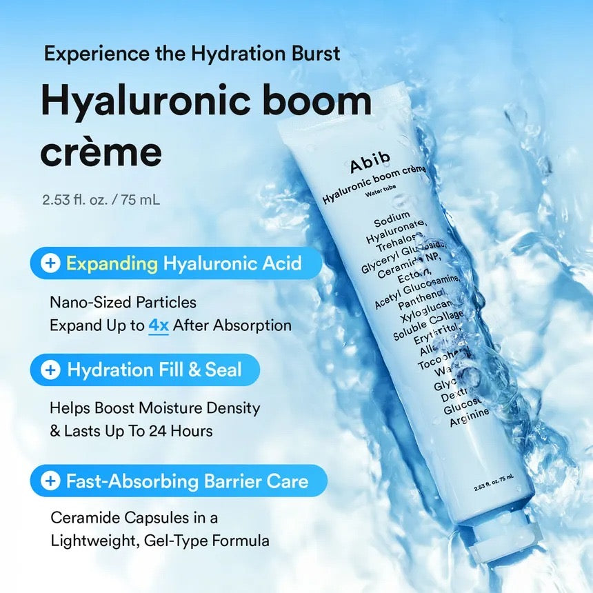 Abib - Hyaluronic Boom Crème Water Tube [75ml]