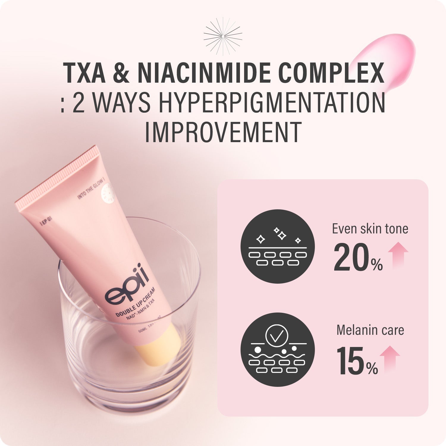 epii - Double Up Cream NAD+ NMN & TXA (50ml)