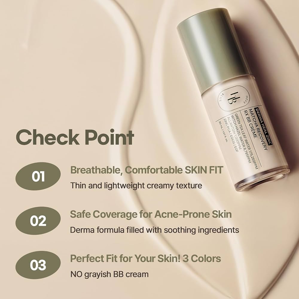 Heveblue - Derma Zinc Matcha MX BB Cream [0.5 Ivory]