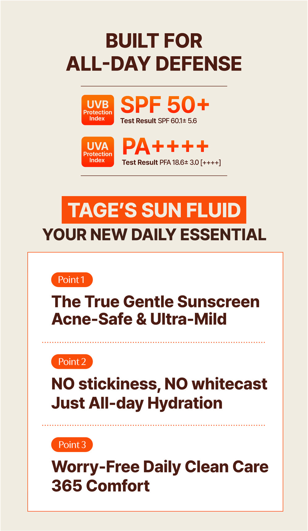 Tage - Cica-Tree Soothing Daily Sun Fluid [50ml]