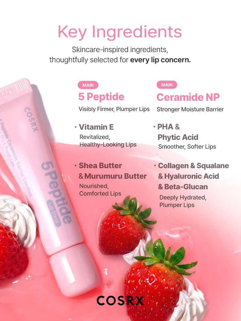 COSRX - 5 Peptide Ceramide Barrier Comfort Lip Mask (12ml)