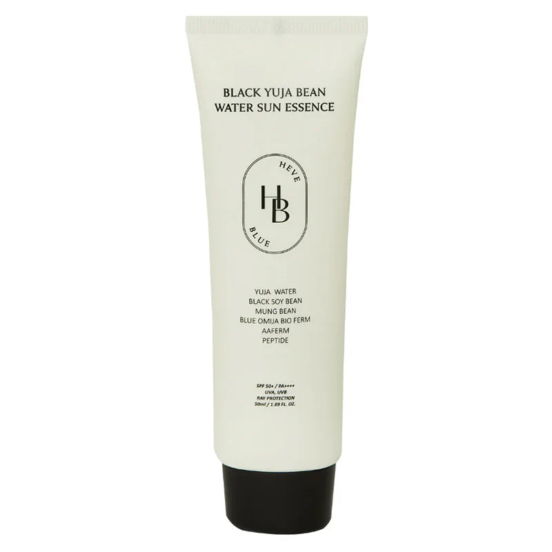 HEVEBLUE - Black Yuja Bean Water Sun Essence [50ml]