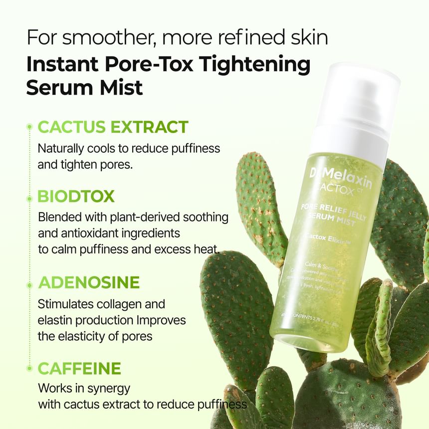 Dr.Melaxin - Cactox Pore Relief Jelly Serum Mist [80ml]