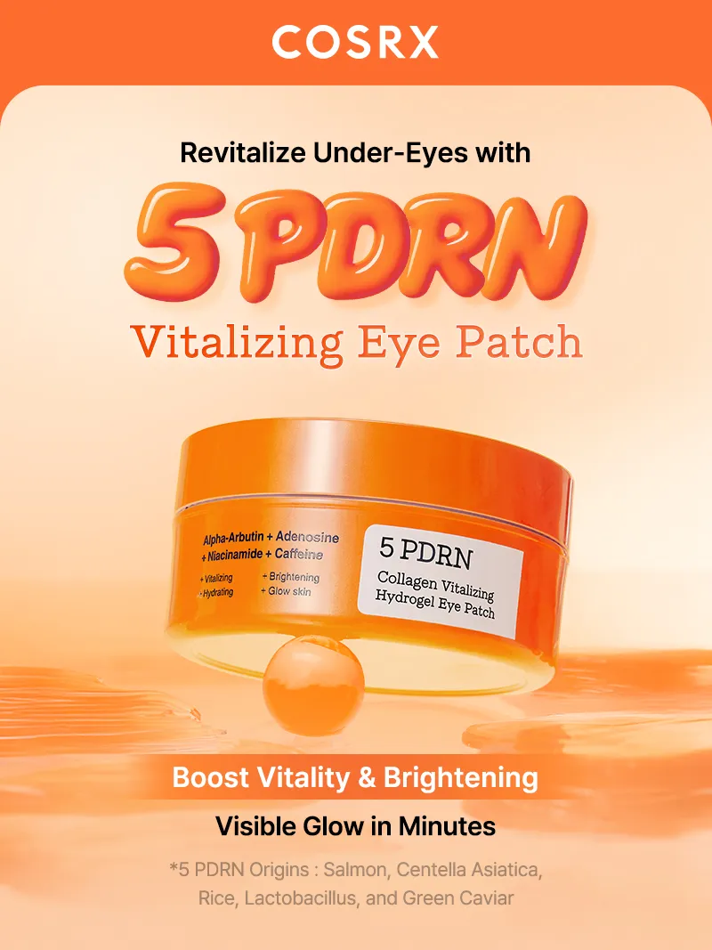 COSRX - 5 PDRN Collagen Vitalizing Hydrogel Eye Patch [60 patches]