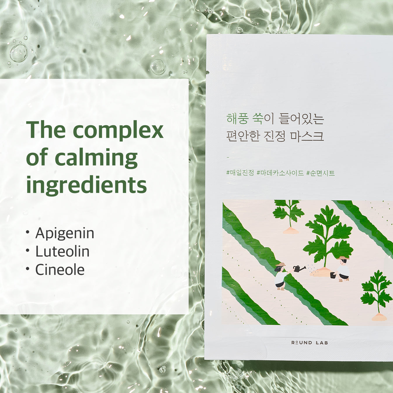 Round Lab - (Renewal) Mugwort Calming Mask [1ea]