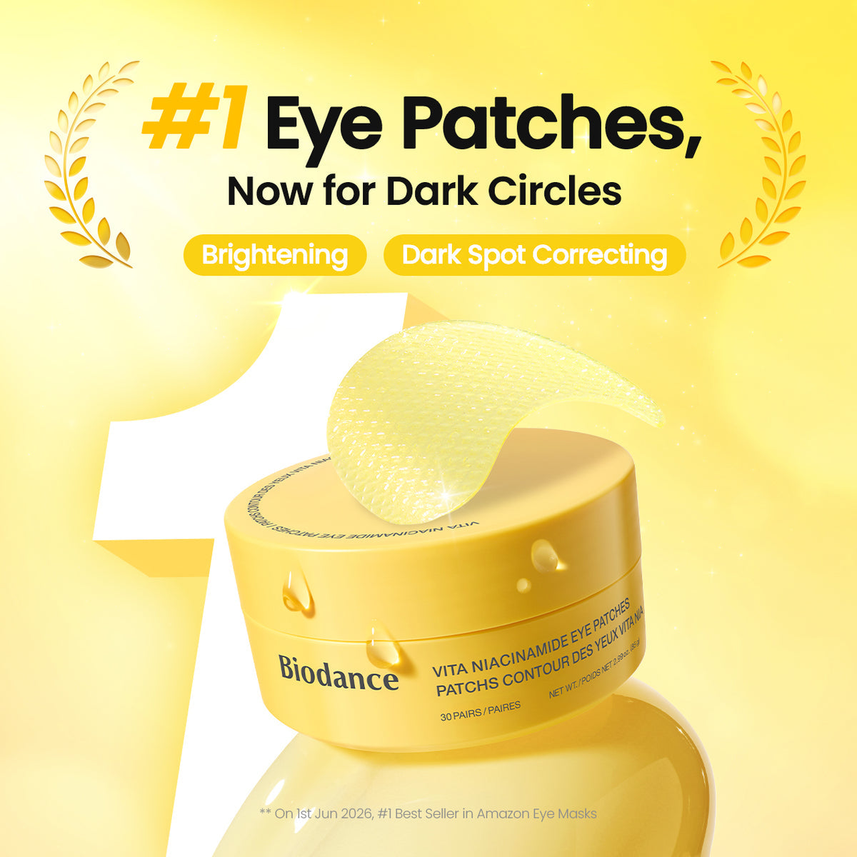 Biodance - Vita Niacinamide Eye Patches [30ea]
