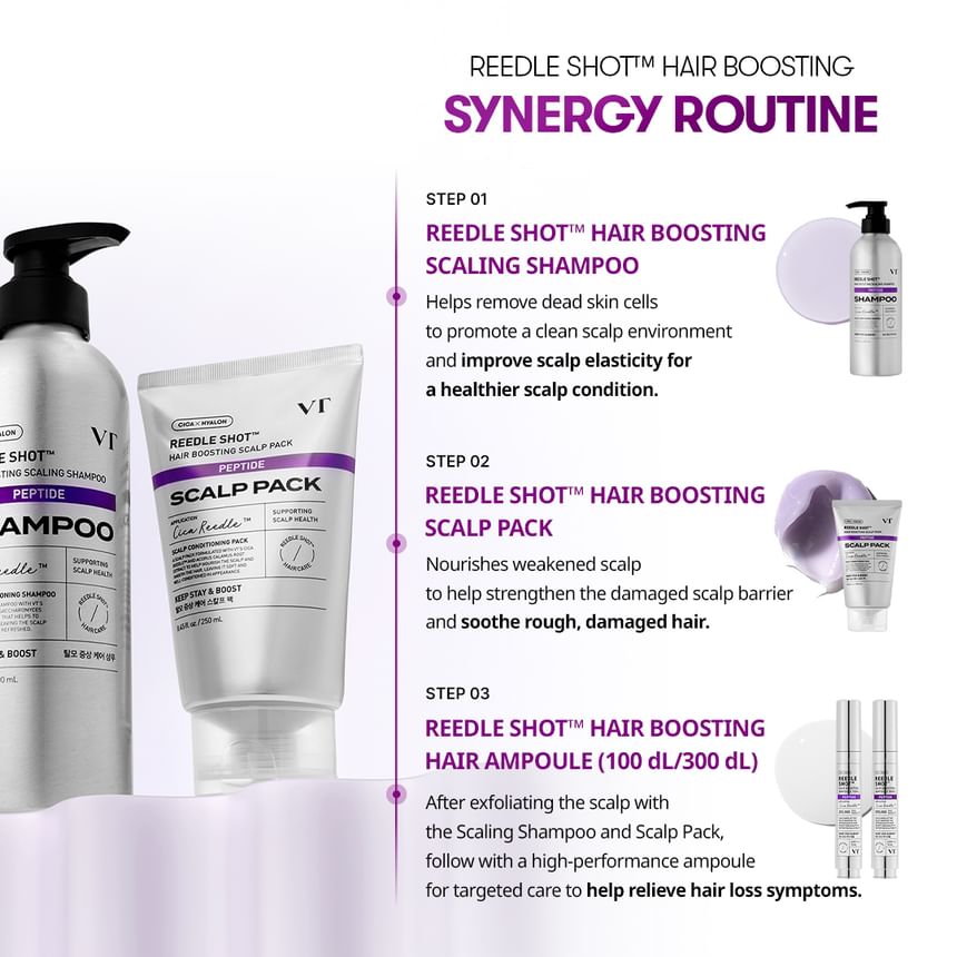 VT - Reedle Shot Hair Boosting Scaling Shampoo [500ml]