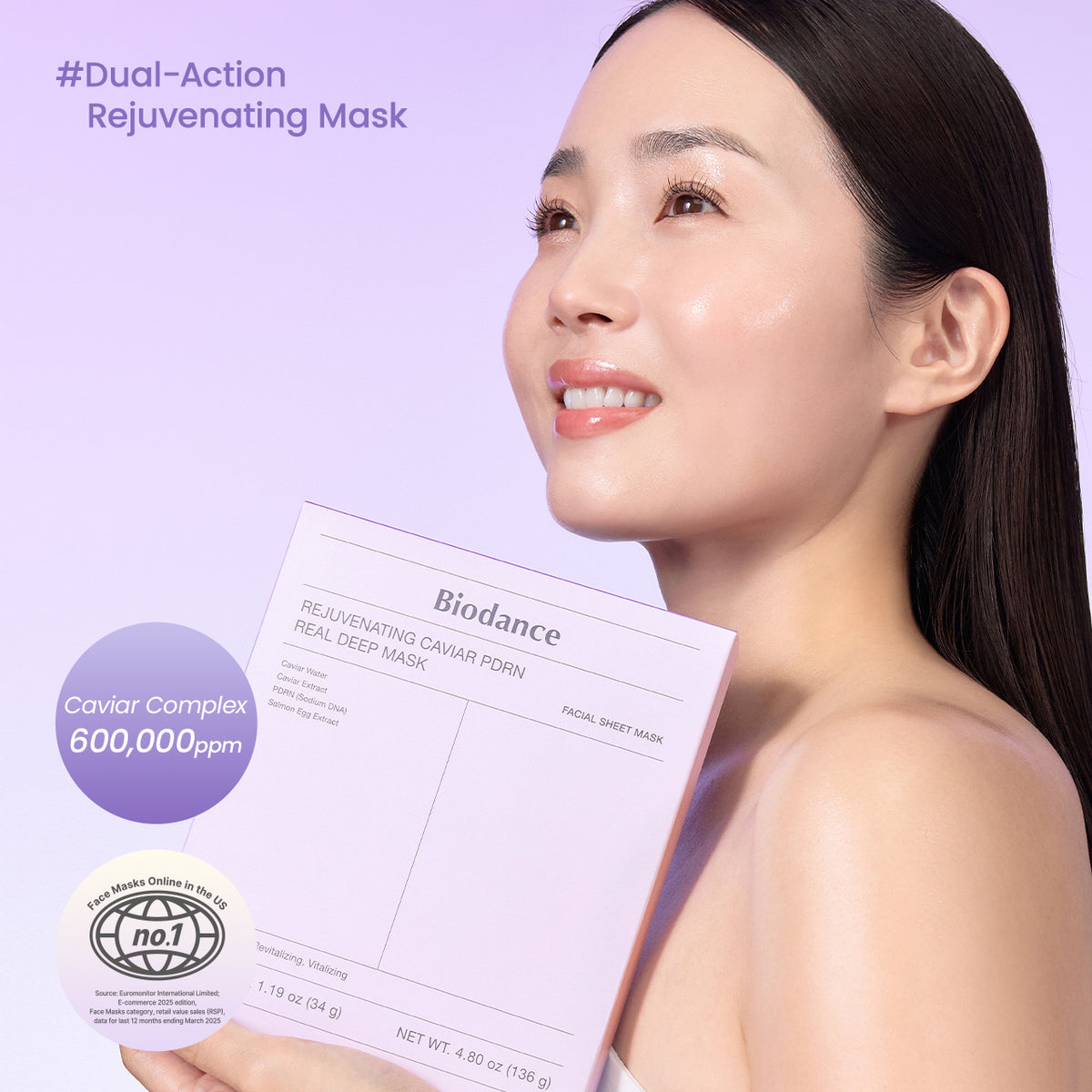Biodance - [Renew] Rejuvenating Caviar PDRN Real Deep Mask [4ea]