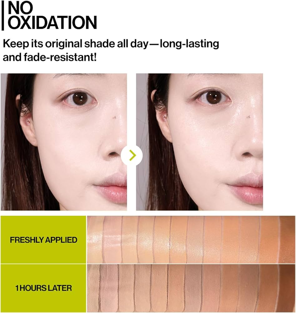 Unleashia - Satin Wear Healthy-Green Cushion Foundation 18C Sea Shell (15g)