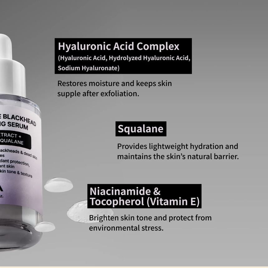 NIDA - Black Rice Blackhead Exfoliating Serum [50ml]