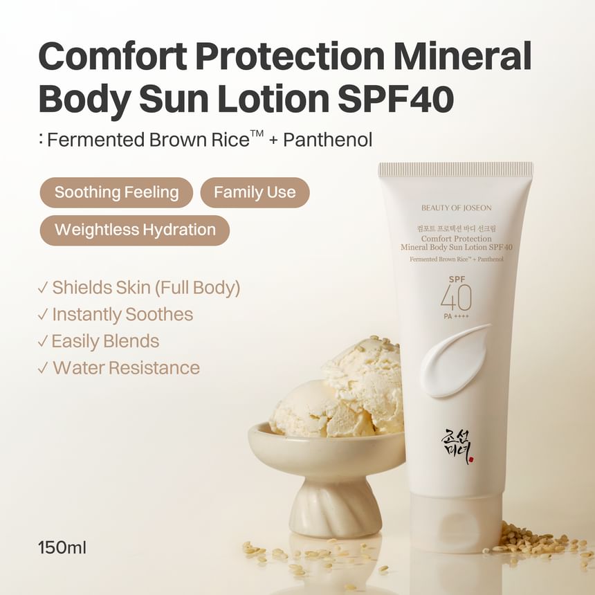 Beauty of Joseon - Comfort Protection Mineral Body Sun Lotion (150ml)