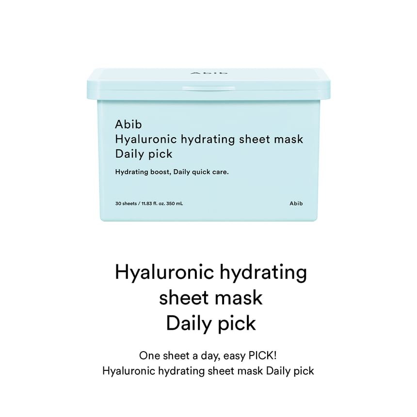 Abib - Hyaluronic Hydrating Sheet Mask Daily Pick [30 sheets]