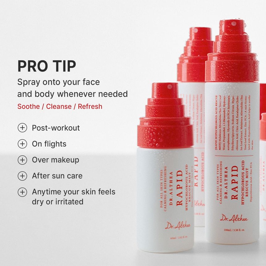 Dr.Althea - Rapid Hypochlorous Acid Rescue Mist [100ml]