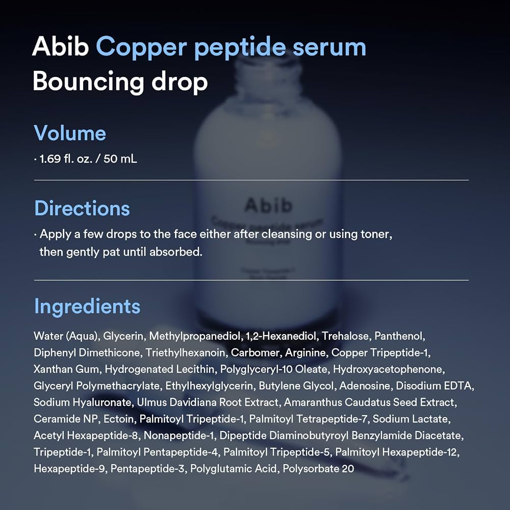 Abib - Copper Peptide Serum Bouncing Drop (50ml)