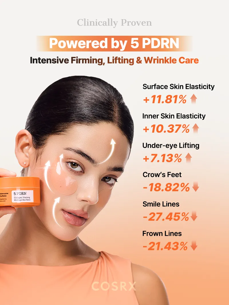 COSRX - 5 PDRN Collagen Vitalizing Hydrogel Eye Patch [60 patches]