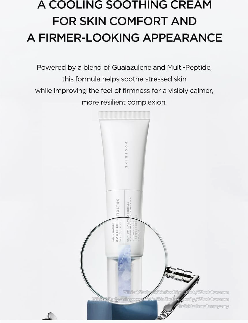 SKIN1004 - Madagascar Centella Azulene Peptide 5 Soothing Cream [30ml]