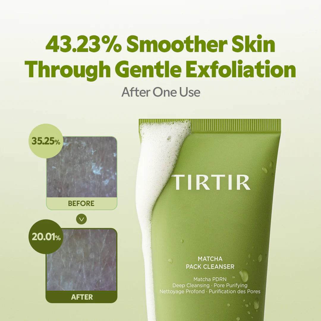 ⁠TIRTIR - Matcha Pack Cleanser [120ml]