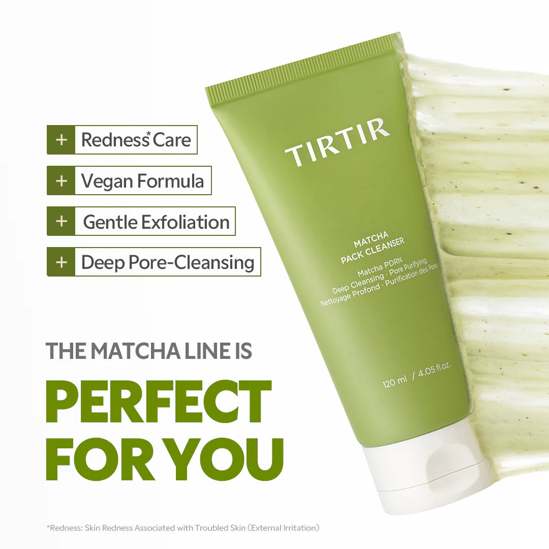 ⁠TIRTIR - Matcha Pack Cleanser [120ml]