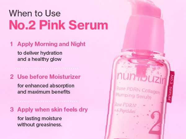 Numbuzin - No.2 Rose PDRN Collagen Plumping Serum [30ml]