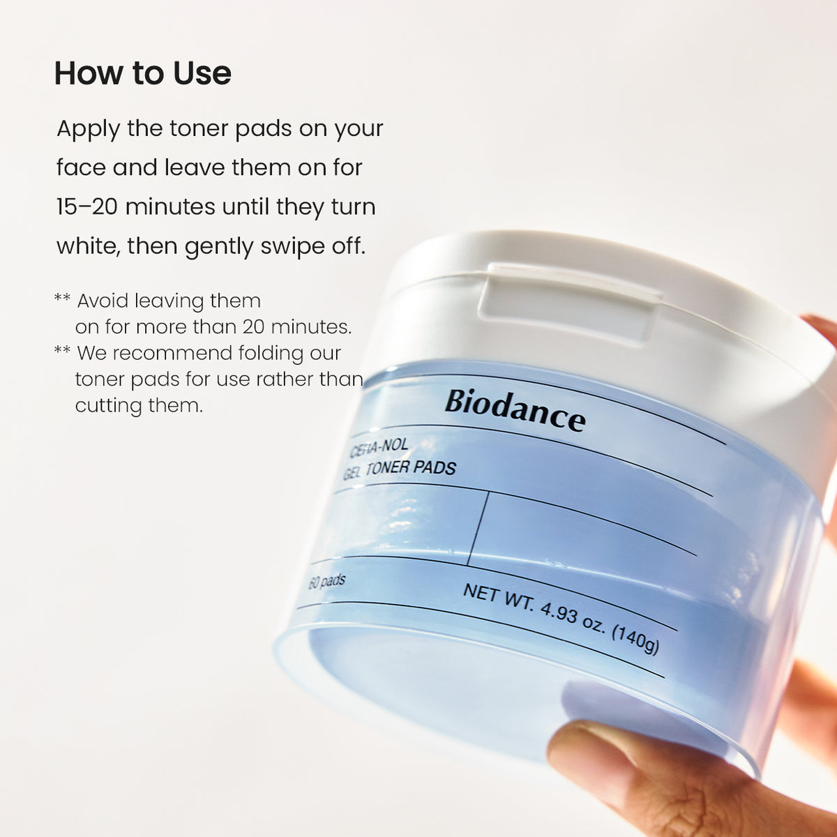Biodance - Cera-nol Gel Toner Pads [60 pads]