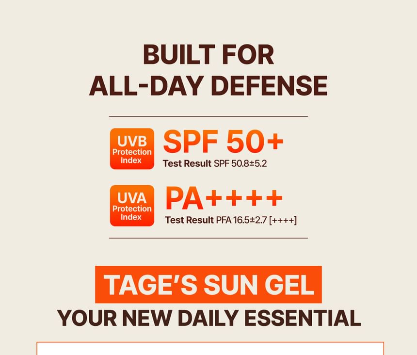Tage - Cica-Tree Invisible Sun Gel [50ml]