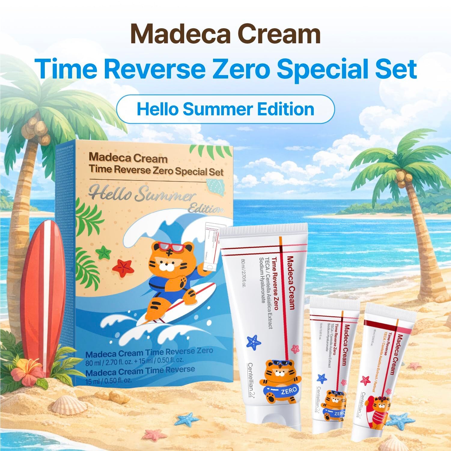 Centellian24 - Hello Summer Edition : Madeca Cream Time Reverse Zero Set