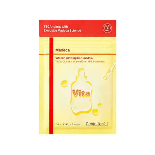 Centellian24 - Madeca Vitamin Glowing Serum Mask [7ea, 130ml]