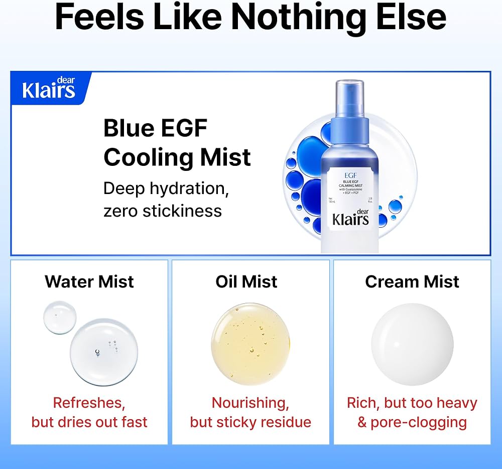 dear, Klairs - Blue EGF Calming Mist (100ml)