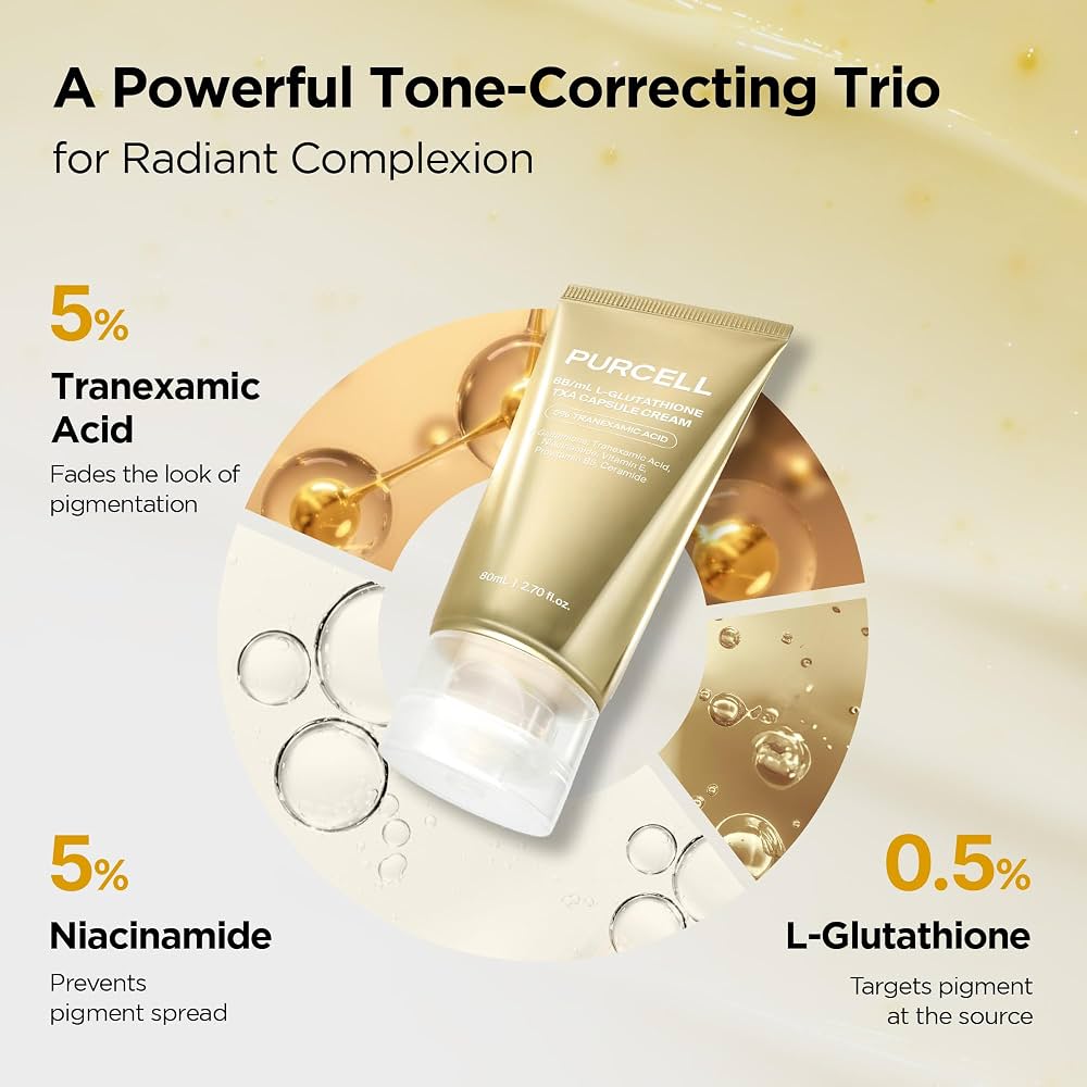 Purcell - 8B per mL L-Glutathione TXA Capsule Cream [80ml]
