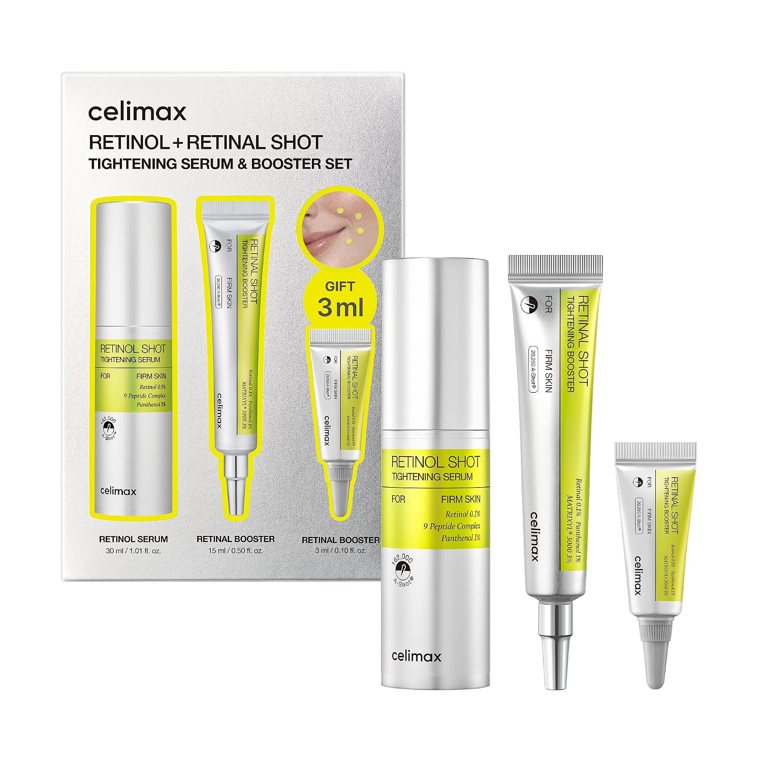 Celimax - The Vita-A Retinol + Retinal Shot Tightening Serum & Booster Set