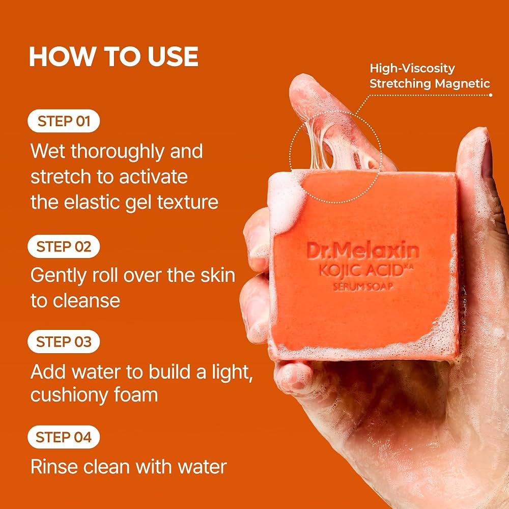 Dr.Melaxin - Kojic Acid Turmeric Serum Soap [110g]
