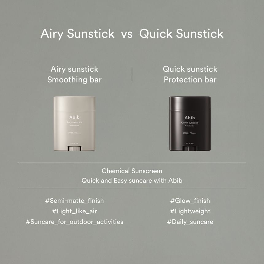 Abib - Airy Sunstick Smoothing Bar (23g)