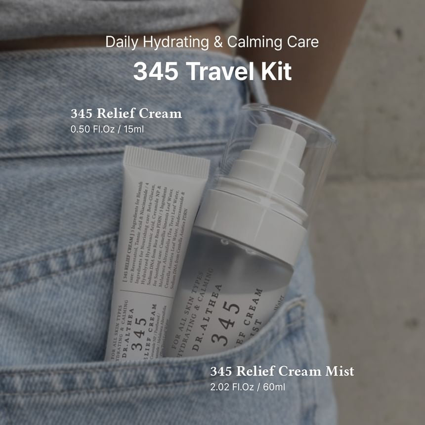 Dr.Althea - 345 Travel Set [Mist 60ml + Serum 15ml + Cream 15ml]
