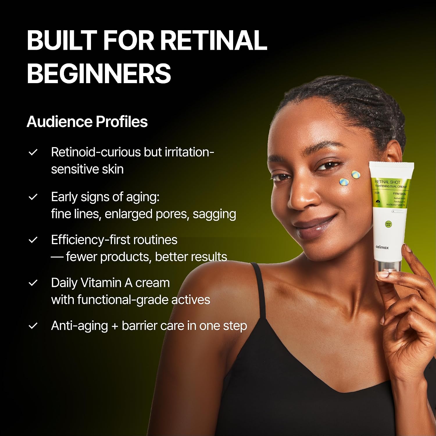 Celimax - The Vita-A Retinal Shot Tightening Dual Cream [50ml]