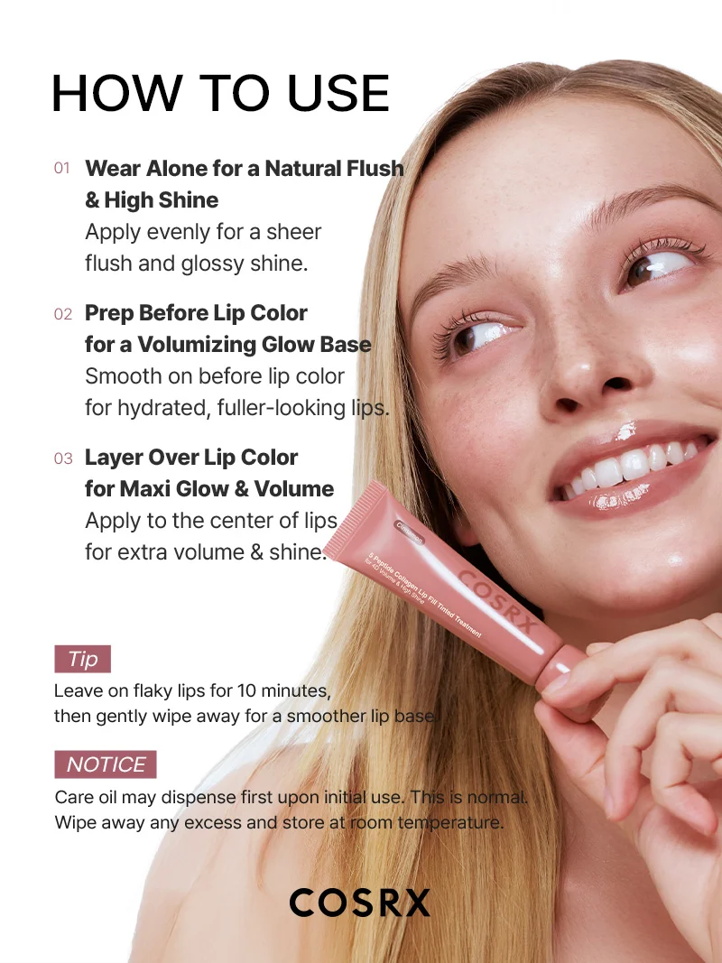 COSRX - 5 Peptide Collagen Tinted Lip Fill Treatment #05 Cinnamon (12g)