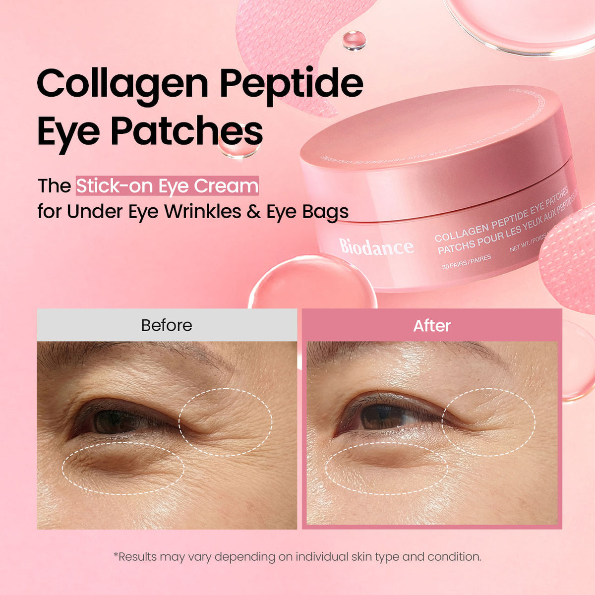 Biodance - Collagen Peptide Eye Patches [30 pairs]