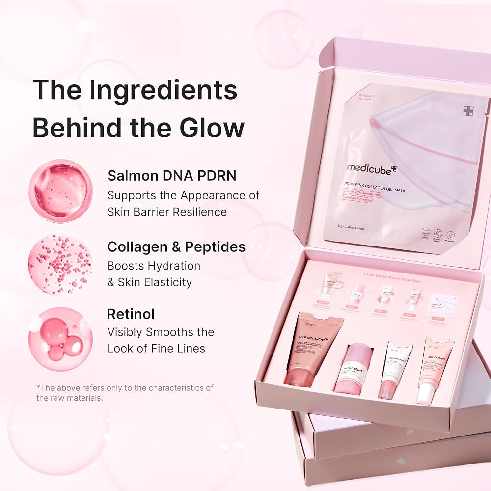 Medicube - PDRN Glow Essentials Kit Mini Skincare Travel Set