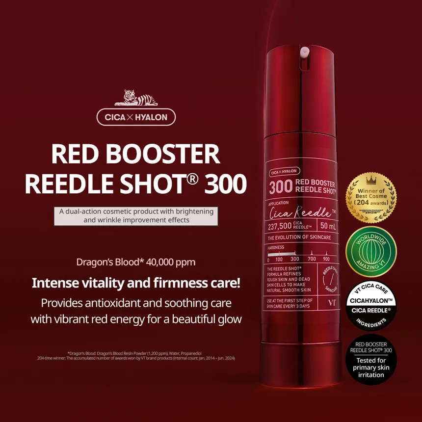 VT Cosmetics - Red Booster Reeedle Shot 300 (50ml)