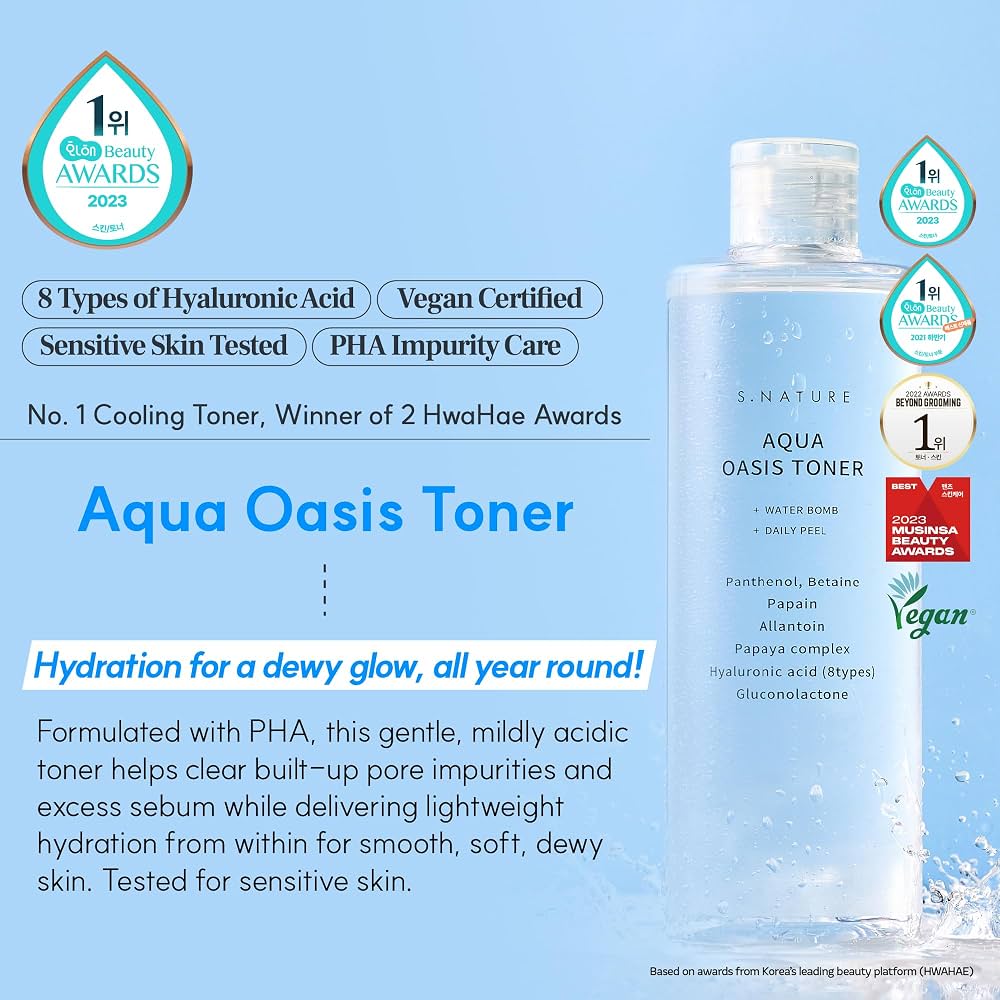 S.NATURE - Aqua Oasis Toner [300ml]