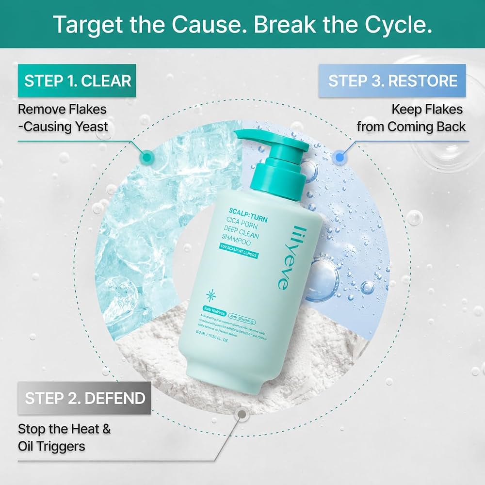 lilyeve - Scalp:Turn Cica PDRN Deep Clean Shampoo [500ml]