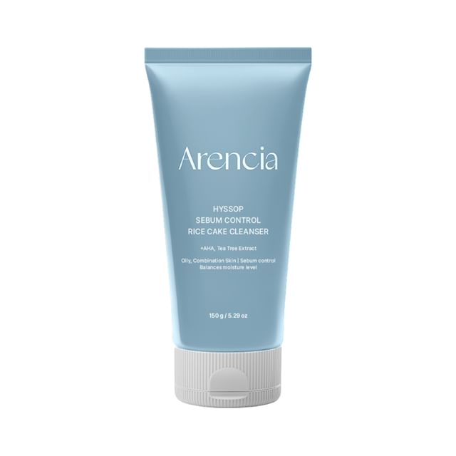 Arencia - Hyssop Sebum Control Rice Cake Cleanser [150g]