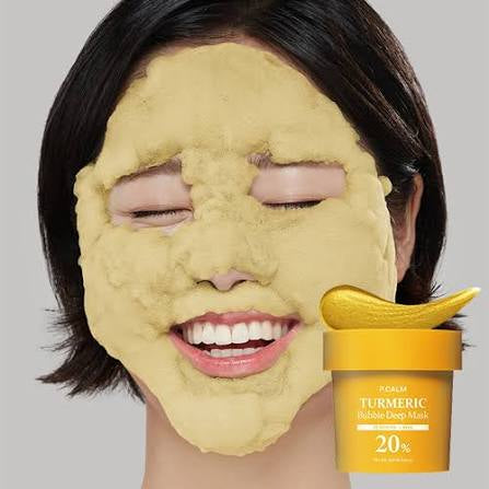 P.CALM - Turmeric Bubble Deep Mask [90g]