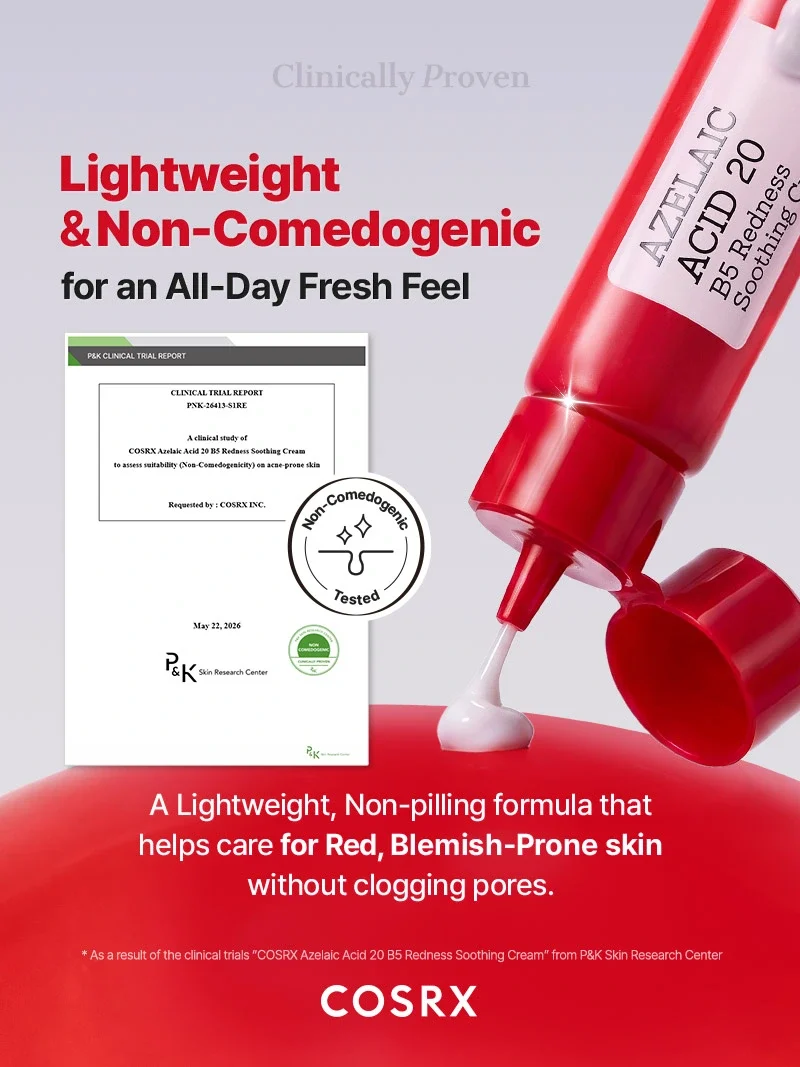 COSRX - Azelaic Acid 20 B5 Redness Soothing Cream (30ml)