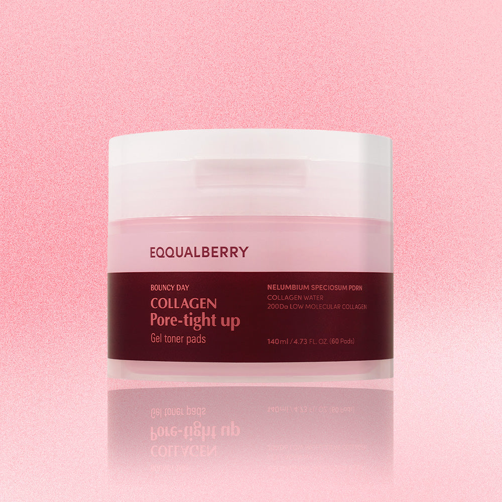 EQQUALBERRY - Collagen Pore-tight Up Gel Toner Pads [60 Pads]
