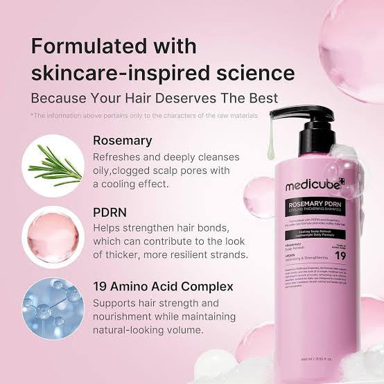 Medicube - Rosemary PDRN Hair Care Set: Shampoo, Conditioner & Serum