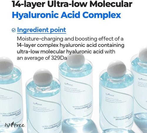 Isntree - Ultra-Low Molecular Hyaluronic Acid Toner [300ml]