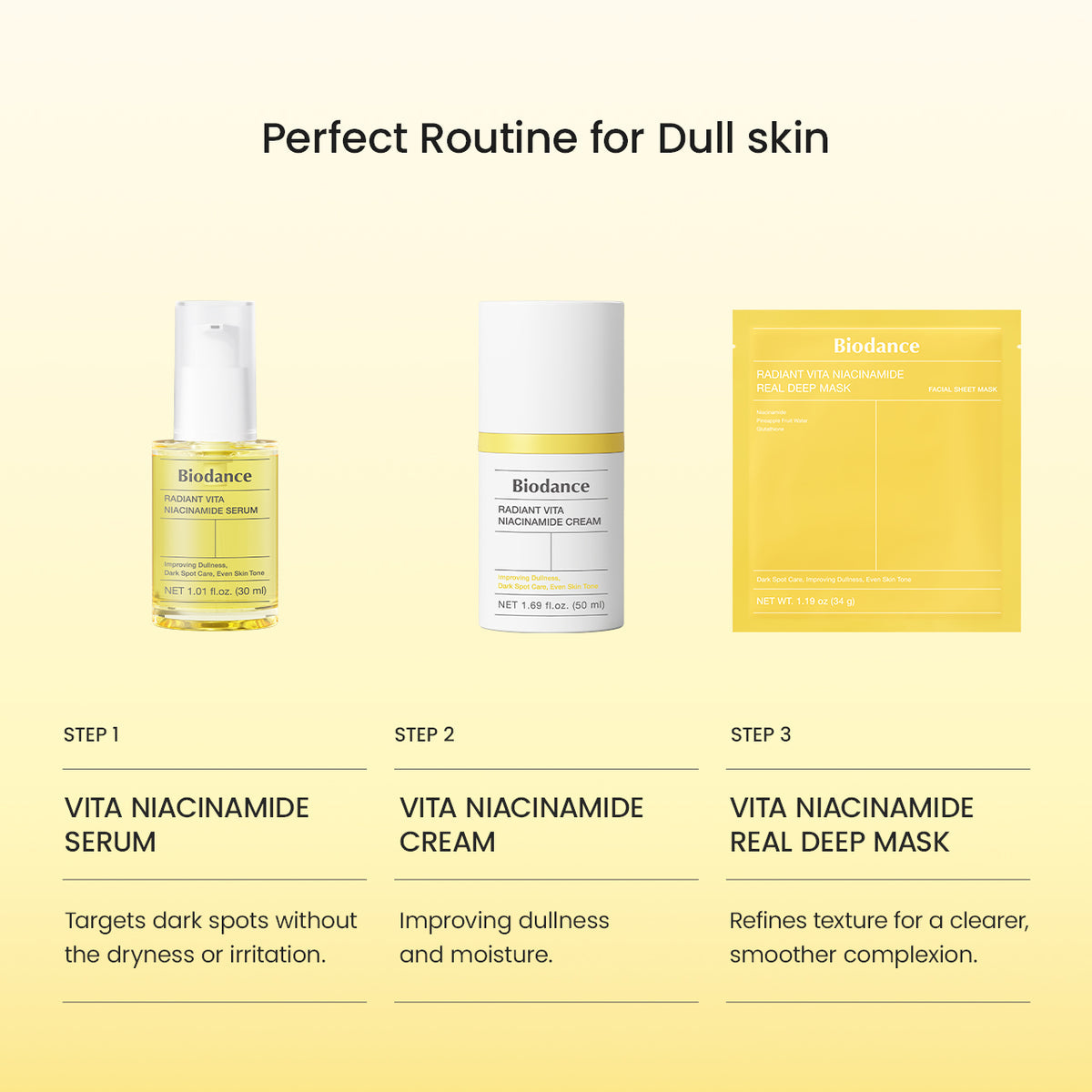 Biodance - Radiant Vita Niacinamide Cream [50ml]